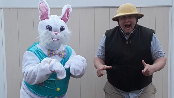 Easter Bunny and Safari Pete