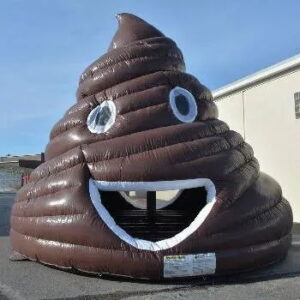 The Piece-O-Crap Bounce House! (Poop Emoji)
