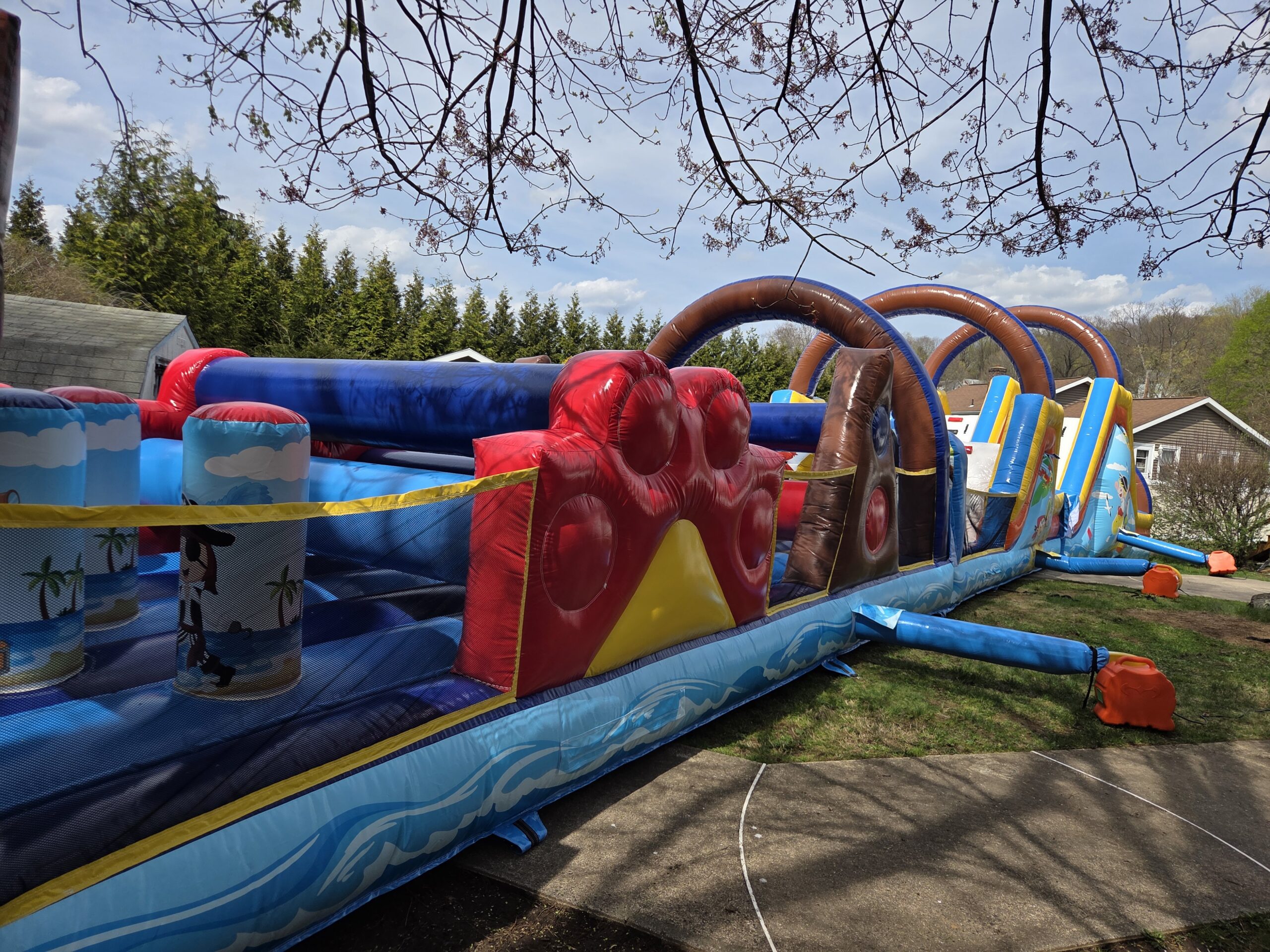 80 Ft Pirate Obstacle Course